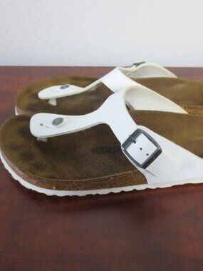 Birkenstock Sandals Flip Flop Women's size  42 US 11 White